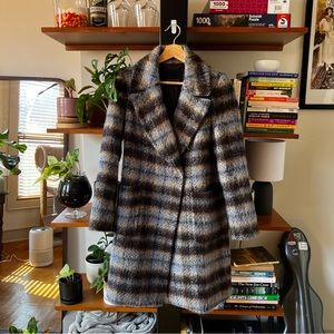 Plaid Banana Republic Coat